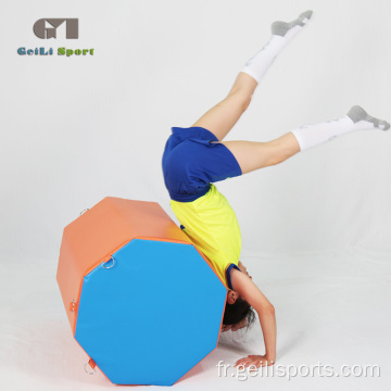 Tapis de forme de compétence de coin octogonal de gymnastique douce de forme physique